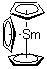 结构式 CAS# 1298-55-1, 三(环戊二烯基)钐