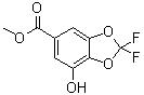 2,2-Difluoro-7-hydroxy-1,3-benzodioxole-5-carboxylic acid methyl ester molecular structure (CAS 1298047-57-0)