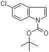 1-(tert-Butoxycarbonyl)-5-chloroindole molecular structure (CAS 129822-48-6)