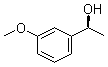 structure of CAS# 129940-69-8, (S)-1-(3-Methoxyphenyl)ethanol;(S)-1-(m-Methoxyphenyl)ethanol; (S)-3-Methoxy-alpha-methylbenzenemethanol; (alphaS)-3-Methoxy-alpha-methylbenzenemethanol