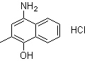 4-Amino-2-methylnaphthol hydrochloride molecular structure (CAS 130-24-5)