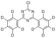 2-Chloro-4,6-bis(phenyl-d5)-1,3,5-triazine molecular structure (CAS 1300115-09-6)