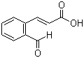 2-甲酰基肉桂酸分子结构 (CAS 130036-17-8)