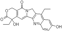 7-Ethyl-10-hydroxycamptothecin molecular structure (CAS 130144-34-2)