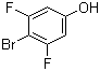 结构式 CAS# 130191-91-2, 4-溴-3,5-二氟苯酚