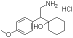 1-[2-Amino-1-(4-methoxyphenyl)-ethyl]-cyclohexanol hydrochloride molecular structure (CAS 130198-05-9)