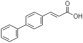 4-苯基肉桂酸分子结构 (CAS 13026-23-8)