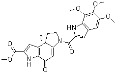 Duocarmycin SA molecular structure (CAS 130288-24-3)