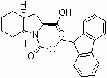 Fmoc-L-octahydroindole-2-carboxylic acid molecular structure (CAS 130309-37-4)