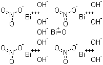 structure of CAS# 1304-85-4, Bismuth subnitrate;Bismuth nitrate basic