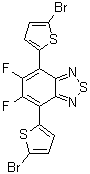 structure of CAS# 1304773-89-4, 4,7-Bis(5-bromo-2-thienyl)-5,6-difluoro-2,1,3-benzothiadiazole;4,7-Bis(5-bromothiophen-2-yl)-5,6-difluoro-2,1,3-benzothiadiazole