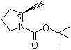 (S)-tert-Butyl 2-ethynylpyrrolidine-1-carboxylate molecular structure (CAS 130495-08-8)