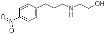 N-(2-羟乙基)-3-(4-硝基苯基)丙胺分子结构 (CAS 130634-09-2)
