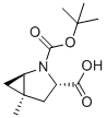 (1R,3S,5R)-2-tert-butoxycarbonyl-5-methyl-2-azabicyclo[3.1.0]hexane-3-carboxylic acid molecular structure (CAS 1306734-44-0)