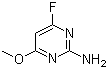 结构式 CAS# 130687-25-1, 2-氨基-6-氟-4-甲氧基嘧啶