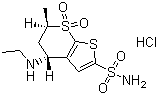 盐酸多佐胺分子结构 (CAS 130693-82-2)