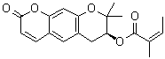 Decursinol angelate molecular structure (CAS 130848-06-5)