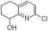 2-氯-8-羟基-5,6,7,8-四氢喹啉分子结构 (CAS 130861-73-3)