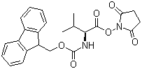 N-[(9H-Fluoren-9-ylmethoxy)carbonyl]-L-valine 2,5-dioxo-1-pyrrolidinyl ester molecular structure (CAS 130878-68-1)