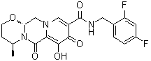 (4S,12aR)-N-[(2,4-Difluorophenyl)methyl]-3,4,6,8,12,12a-hexahydro-7-hydroxy-4-methyl-6,8-dioxo-2H-pyrido[1',2':4,5]pyrazino[2,1-b][1,3]oxazine-9-carboxamide molecular structure (CAS 1309560-49-3)