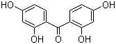2,2',4,4'-四羟基二苯甲酮分子结构 (CAS 131-55-5)