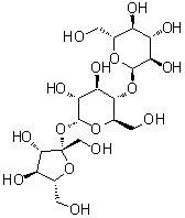 结构式 CAS# 13101-54-7, alpha-麦芽糖基 beta-D-呋喃果糖苷