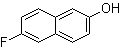 结构式 CAS# 13101-83-2, 6-氟-2-萘酚
