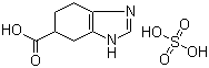 structure of CAS# 131020-49-0, 4,5,6,7-Tetrahydro-1H-benzimidazole-6-carboxylic acid sulfate