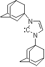1,3-二金刚烷基咪唑-2-亚基分子结构 (CAS 131042-77-8)