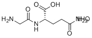 structure of CAS# 131115-71-4, Glycyl-L-glutamine monohydrate;(2S)-5-amino-2-[(2-aminoacetyl)amino]-5-oxopentanoic acid;hydrate