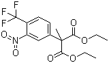 2-Methyl-2-[3-nitro-4-(trifluoromethyl)phenyl]propanedioic acid 1,3-diethyl ester molecular structure (CAS 1311254-45-1)