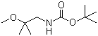 structure of CAS# 1311254-74-6, tert-butyl 2-methoxy-2-methylpropylcarbamate