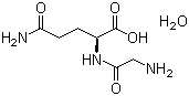 甘氨酰-L-谷氨酰胺一水合物分子结构 (CAS 13115-71-4)
