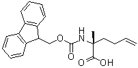 (2R)-2-[[(9H-Fluoren-9-ylmethoxy)carbonyl]amino]-2-methyl-5-hexenoic acid molecular structure (CAS 1311933-82-0)