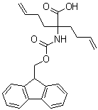 2-(3-Buten-1-yl)-2-[[(9H-fluoren-9-ylmethoxy)carbonyl]amino]-5-hexenoic acid molecular structure (CAS 1311992-98-9)