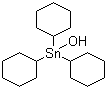 structure of CAS# 13121-70-5, Cyhexatin;Tricyclohexyltin hydroxide