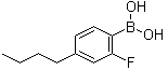 (4-Butyl-2-fluorophenyl)boronic acid molecular structure (CAS 1312574-01-8)