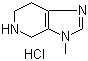 4,5,6,7-Tetrahydro-3-methyl-3H-imidazo[4,5-c]pyridine hydrochloride molecular structure (CAS 1312784-87-4)