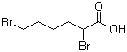 2,6-Dibromohexanoic acid molecular structure (CAS 13137-43-4)