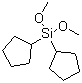 Dicyclopentyldimethoxysilane molecular structure (CAS 131390-32-4)
