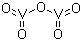 structure of CAS# 1314-62-1, Vanadium pentoxide ;C.I. 77938; Divanadium pentaoxide