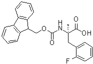 N-[(9H-Fluoren-9-ylmethoxy)carbonyl]-2-fluoro-alpha-methyl-D-phenylalanine molecular structure (CAS 1315449-93-4)