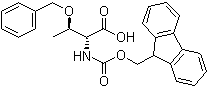 N-[(9H-Fluoren-9-ylmethoxy)carbonyl]-O-(phenylmethyl)-D-threonine molecular structure (CAS 131545-63-6)