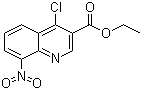 8-Nitro-4-chloroquinoline-3-carboxylic acid ethyl ester molecular structure (CAS 131548-98-6)