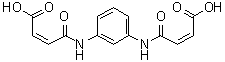 (2Z,2'Z)-4,4'-(1,3-亚苯基二亚氨基)二[4-氧代-2-丁烯酸]分子结构 (CAS 13161-99-4)