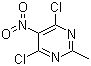 4,6-Dichloro-2-methyl-5-nitropyrimidine molecular structure (CAS 13162-43-1)