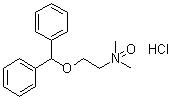 2-(二苯基甲氧基)-N,N-二甲基乙胺 N-氧化物盐酸盐分子结构 (CAS 13168-00-8)