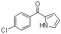 structure of CAS# 13169-71-6, 2-(4-Chlorobenzoyl)pyrrole;2-(p-Chlorobenzoyl)pyrrole; Pyrrol-2-yl 4-chlorophenyl ketone