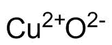 Cupric oxide molecular structure (CAS 1317-38-0)