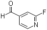 2-Fluoropyridine-4-carboxaldehyde molecular structure (CAS 131747-69-8)